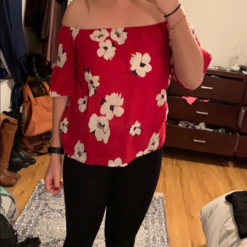 Off the shoulder top